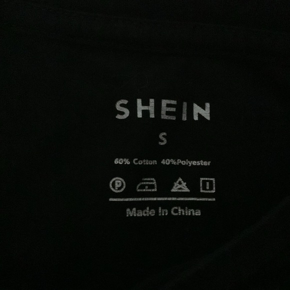 Selling a SHEIN tee shirt, main colour black. Size US small. - Picture 2 of 3